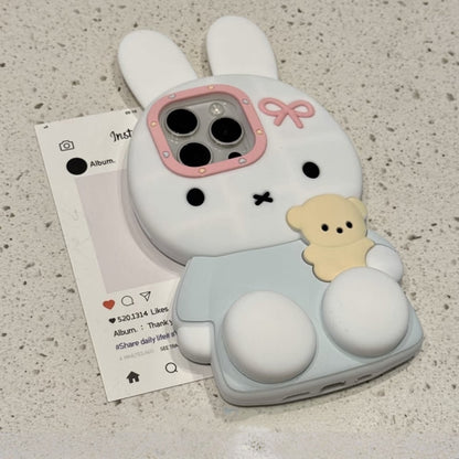 Standing Bunny Silicone Phone Case