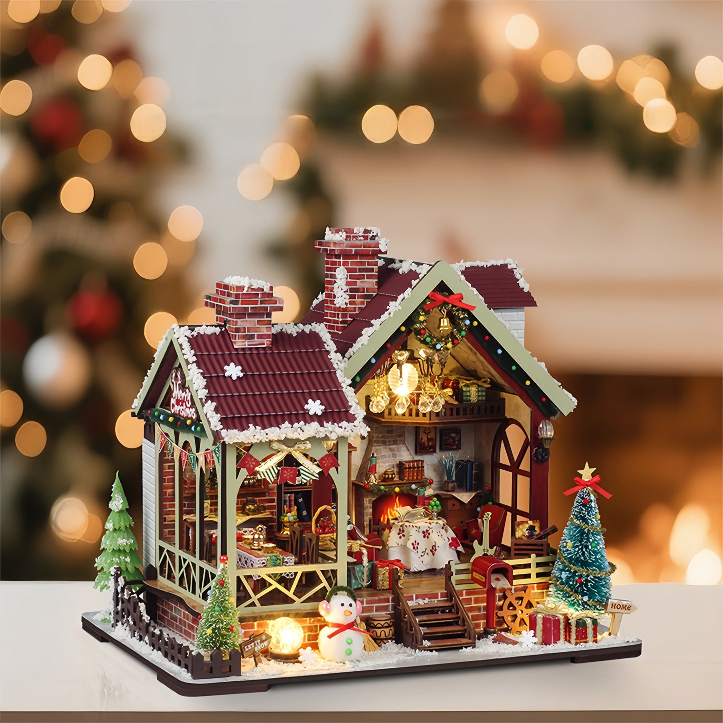 Holy Night Warm Pavilion DIY Miniature House - English Instructions