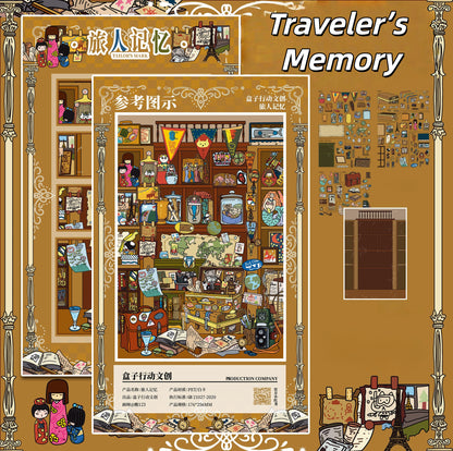 Tales of Trade 3D Sticker | 4 Cute Miniature Scenes