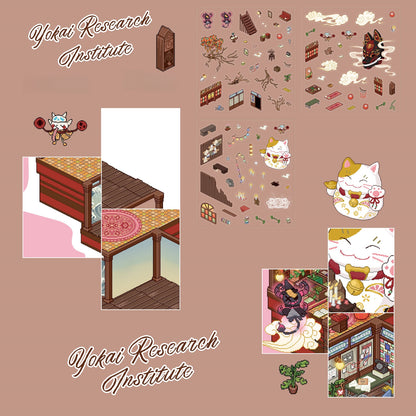 Yokai Research Institute 3D Sticker