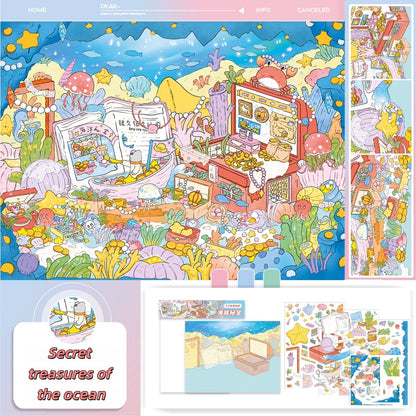 Paperfairy Tale 3D Sticker | 4 Cute Miniature Scenes