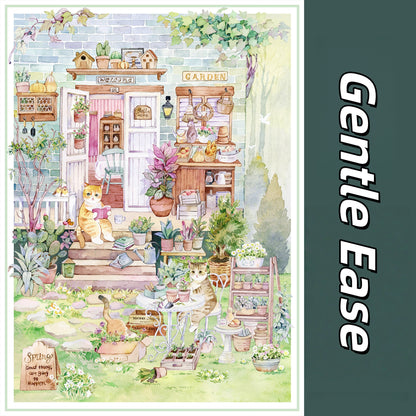 Tender Times 3D Sticker | 4 Cute Miniature Scenes