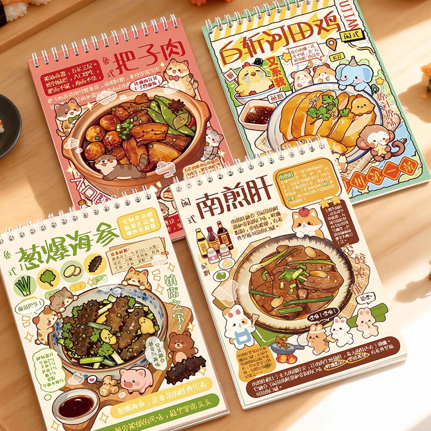 Chinese Food 3D Sticker Book