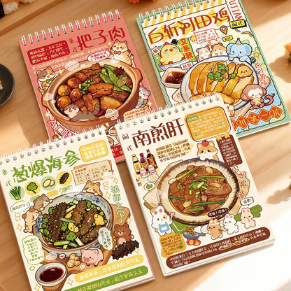 Chinese Food 3D Sticker Book