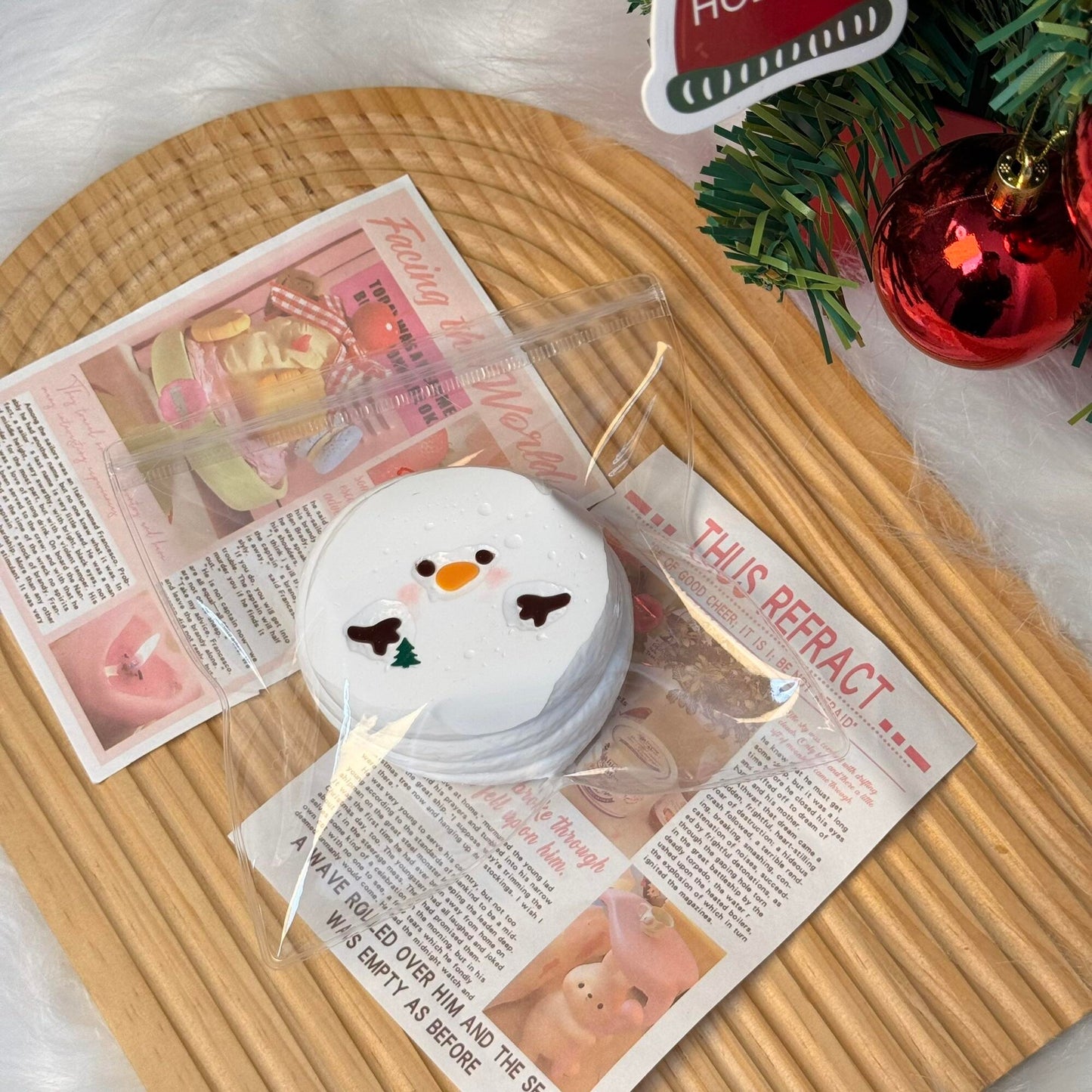 Christmas Snowman Squishy