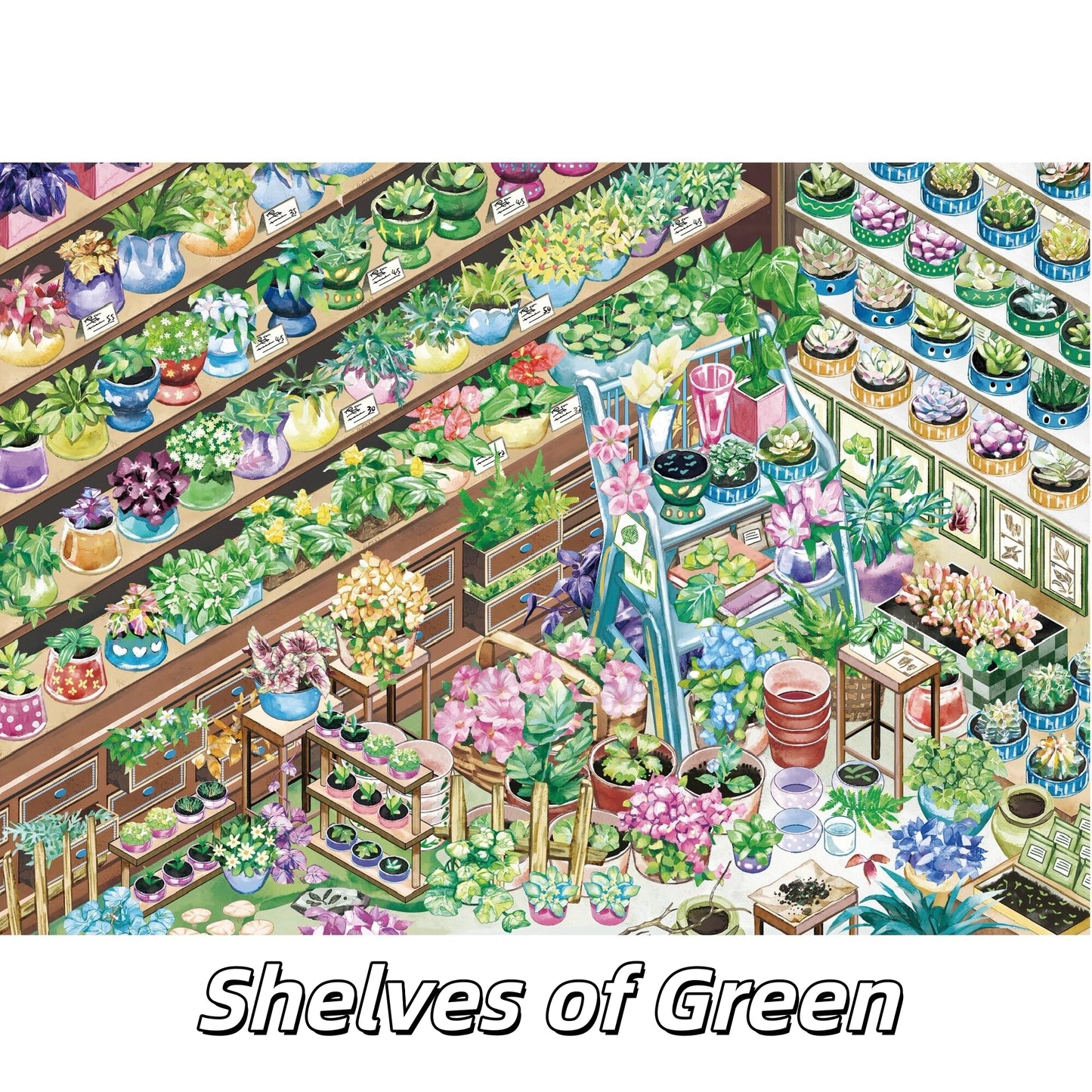 Shade & Shine 3D Sticker | 4 Cute Miniature Scenes