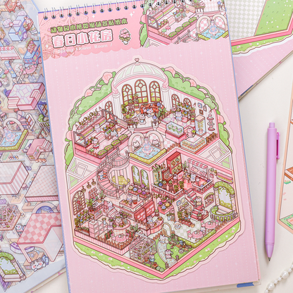 Zoo Class 3D Sticker Book