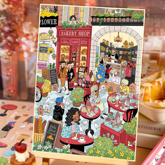 Slow Baking Time at the Street Corner 3D Sticker