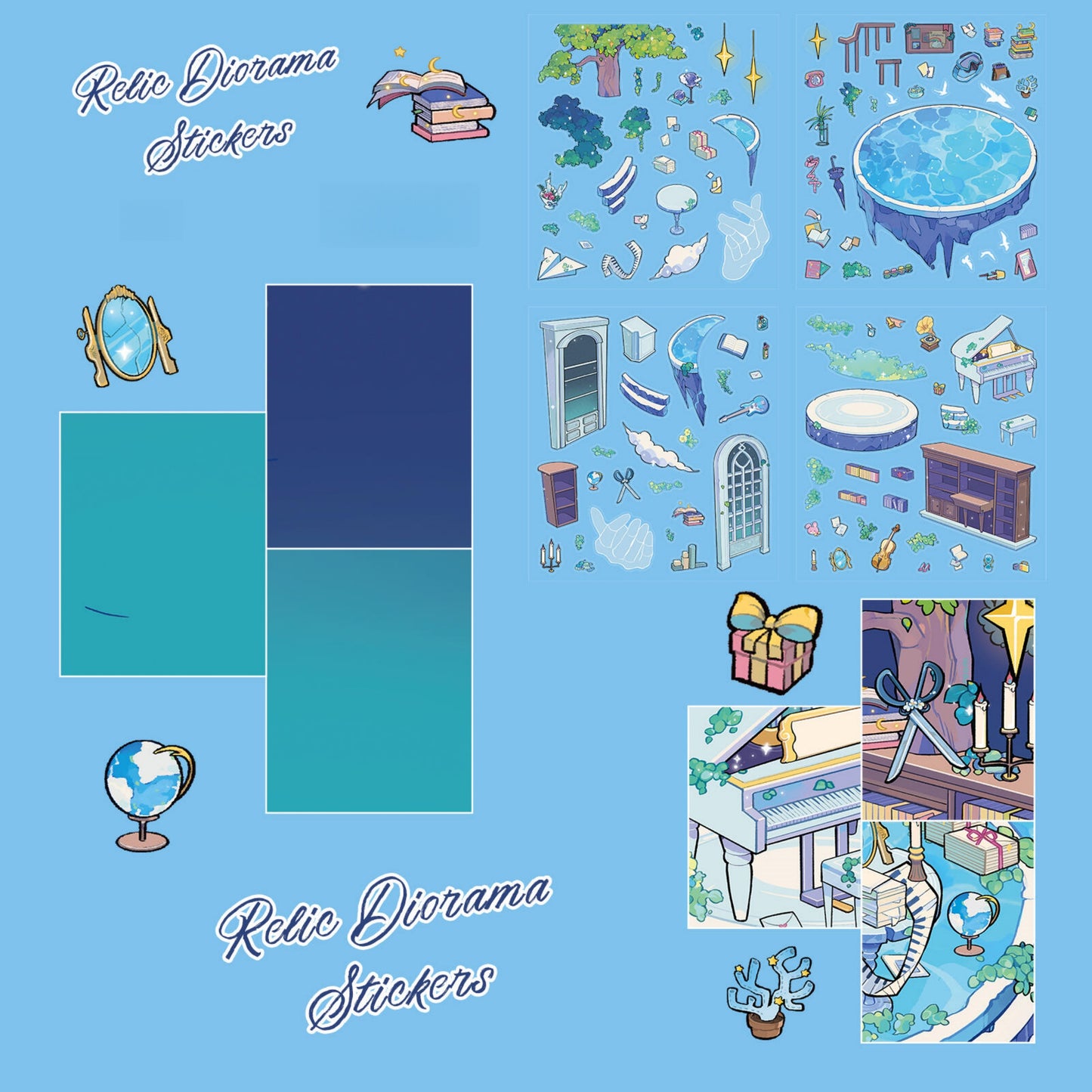 Relic Diorama Stickers 3D Sticker