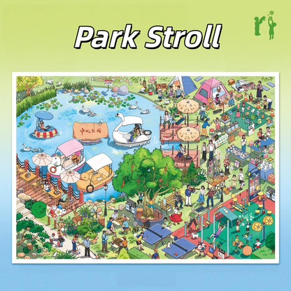 Gentle Days 3D Sticker | 3 Cute Miniature Scenes