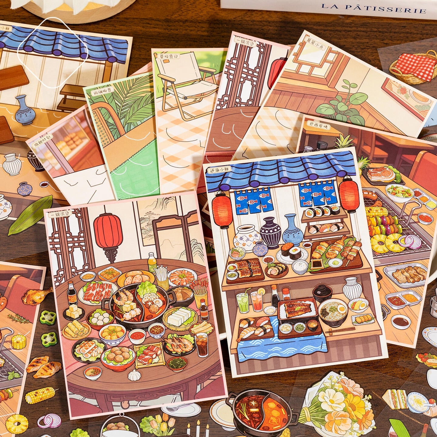 Tasty Platter 3D Sticker Book