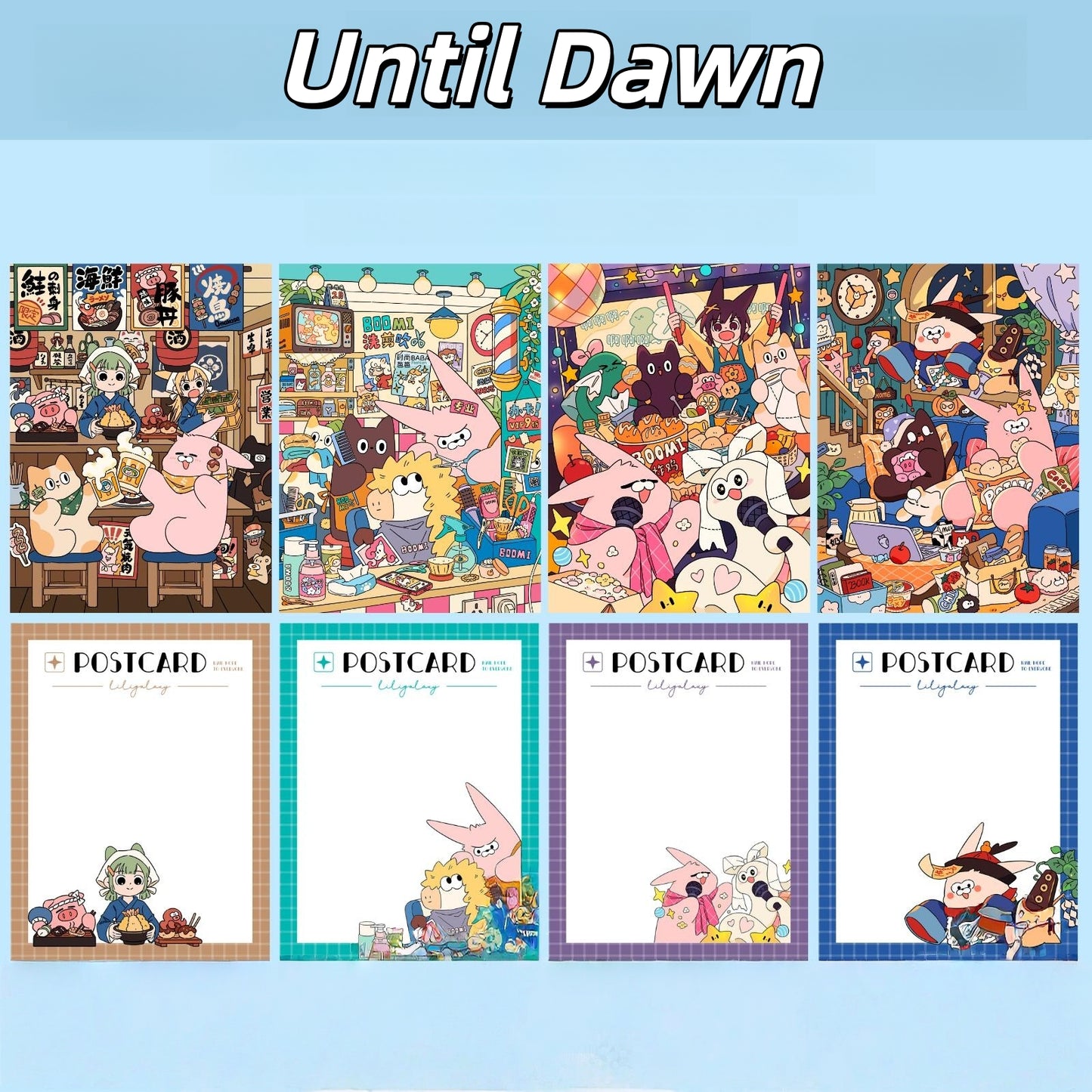Until Dawn 3D Sticker | 4 Cute Miniature Scenes