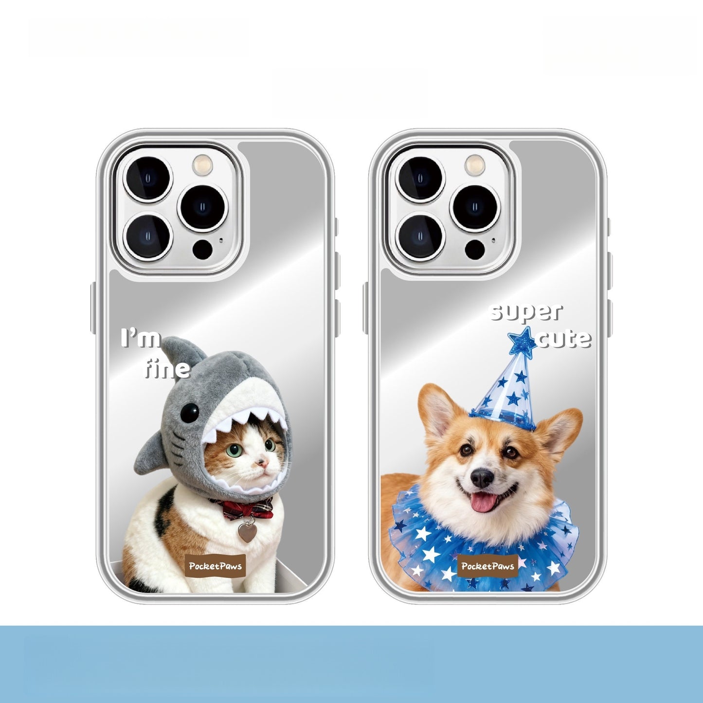 Custom Pet Photo Mirror-like Phone Case