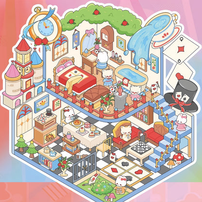Dream Shop 3D Sticker Book