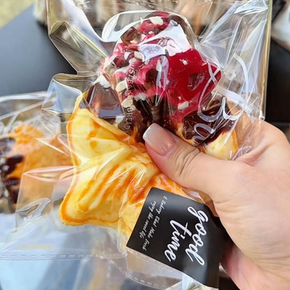 Ice Cream Chocolate Cherry Taiyaki Squishy