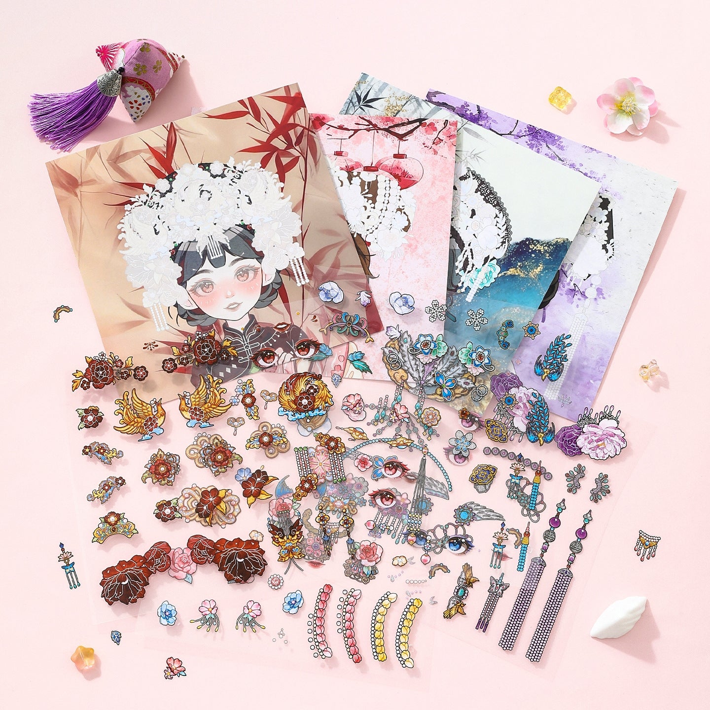 Headdress Chronicles 3D Sticker Book