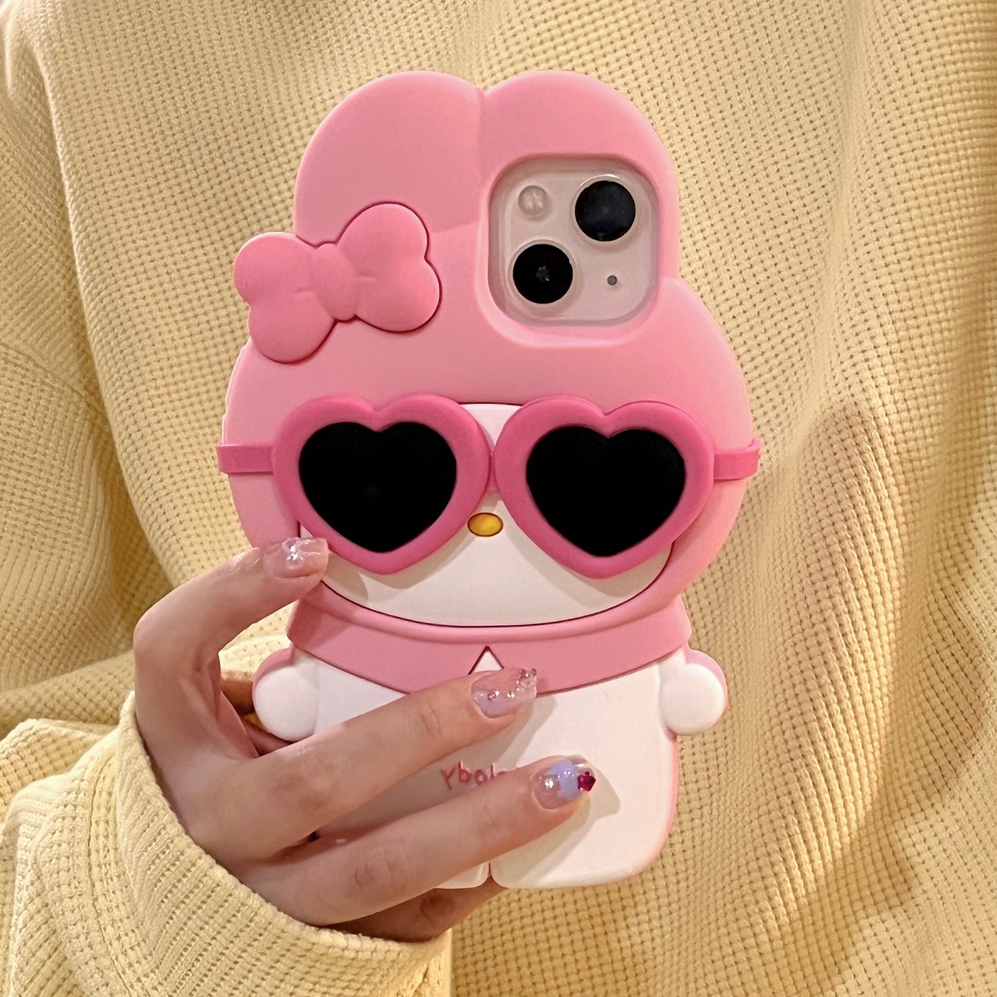 Sweet & Cool Style Bunny Silicone Phone Case