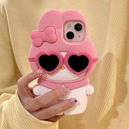Sweet & Cool Style Bunny Silicone Phone Case