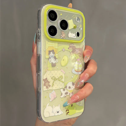 Green Apple Westie Magnetic Stand Acrylic Phone Case