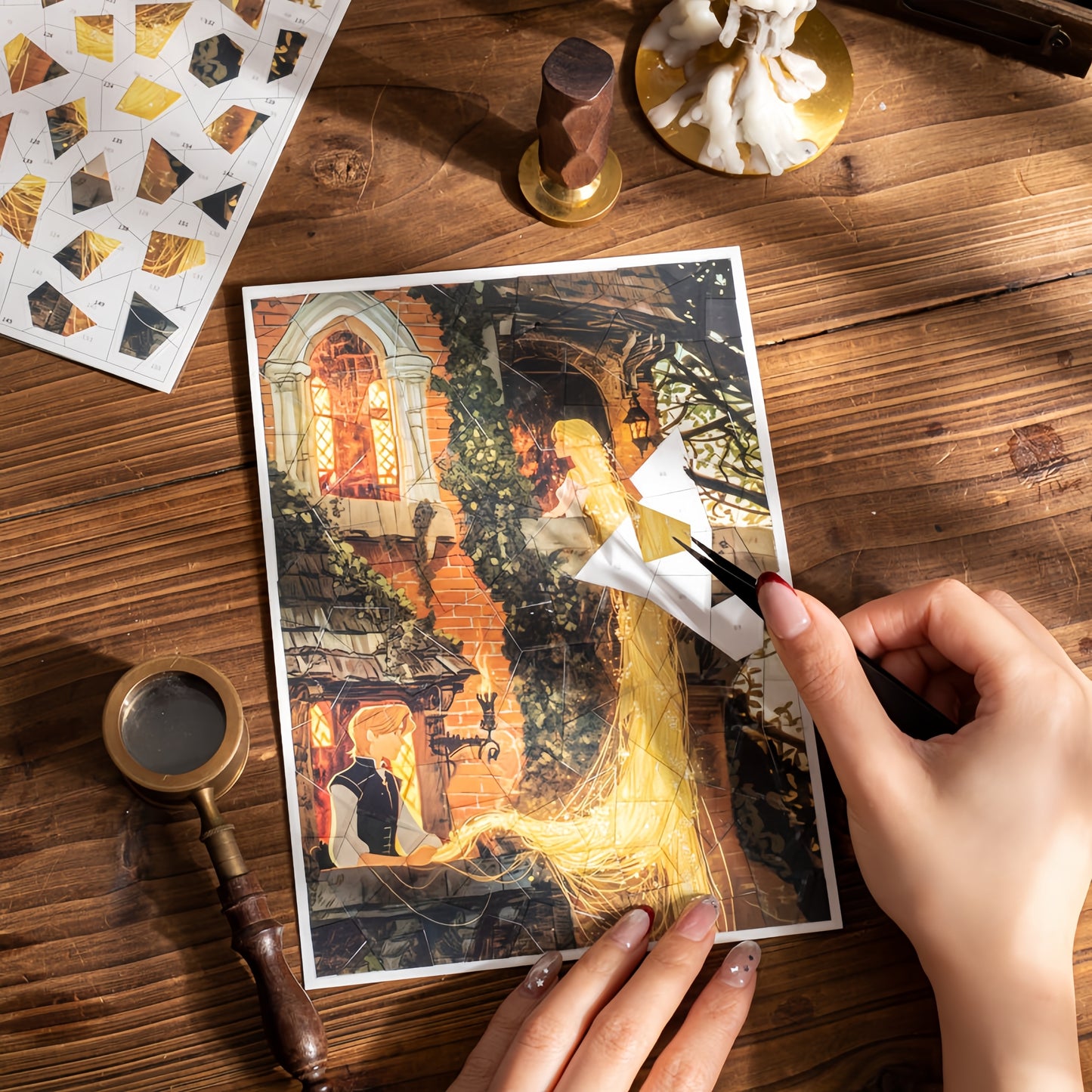 A Day in the Fairy Tale 3D Sticker | 4 Cute Miniature Scenes