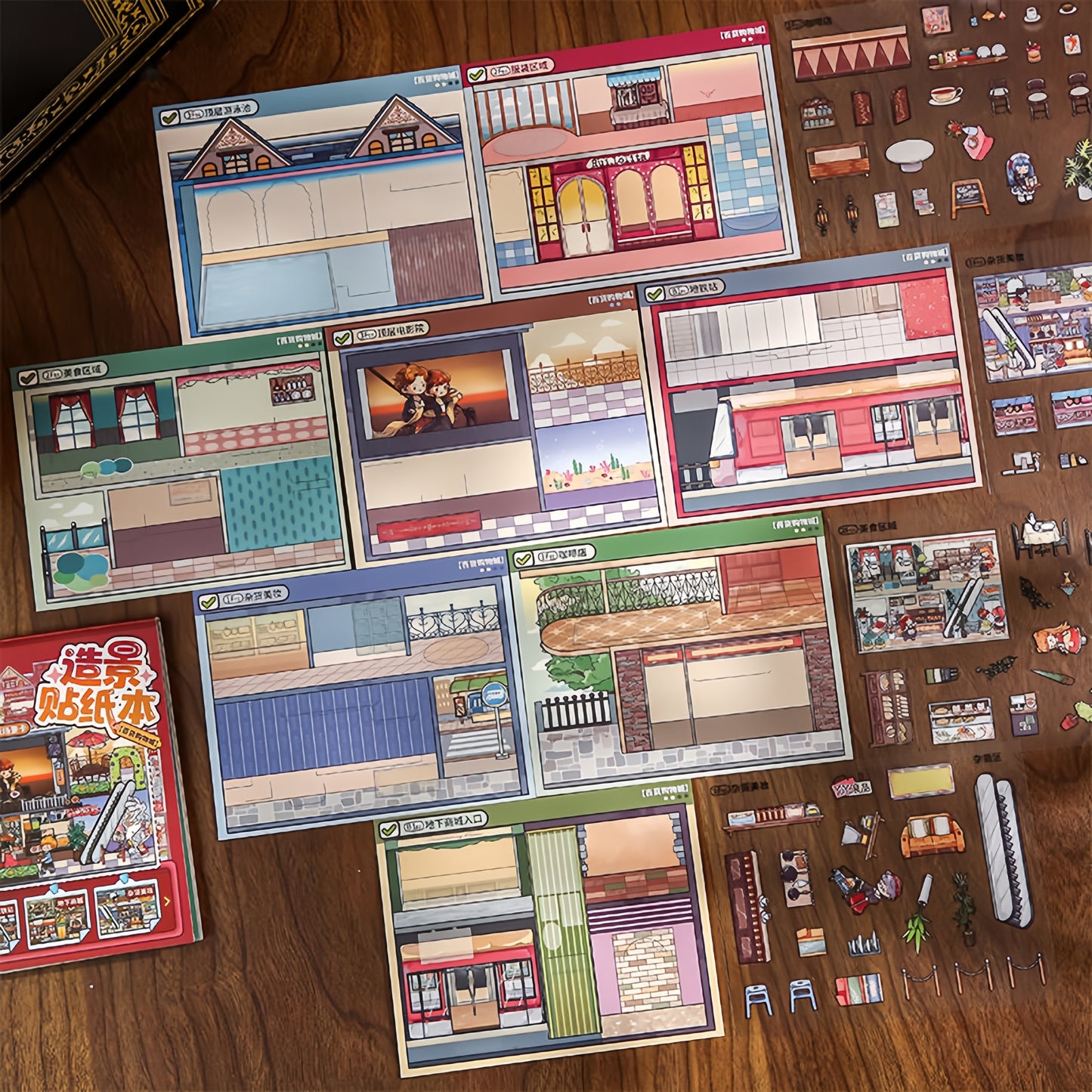 Department Store 3D Sticker Book