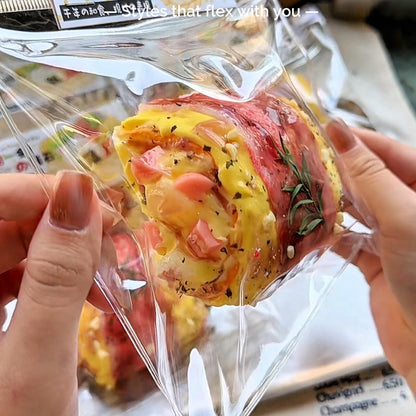 Grilled Meat Shrimp Egg Roll Squishy