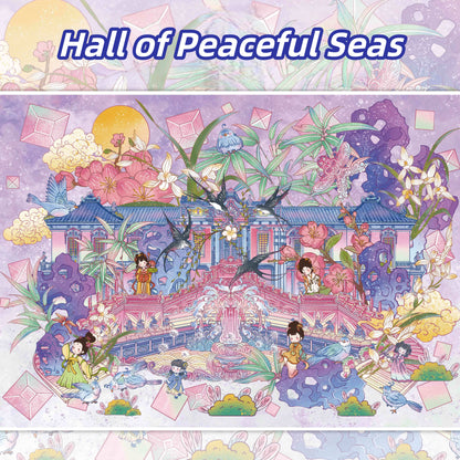 Summer Palace 3D Sticker | 2 Cute Miniature Scenes
