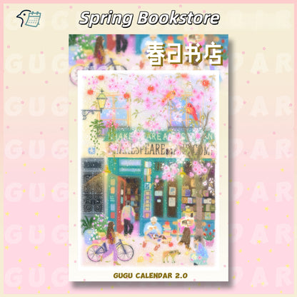Spring Corners 3D Sticker | 2 Cute Miniature Scenes