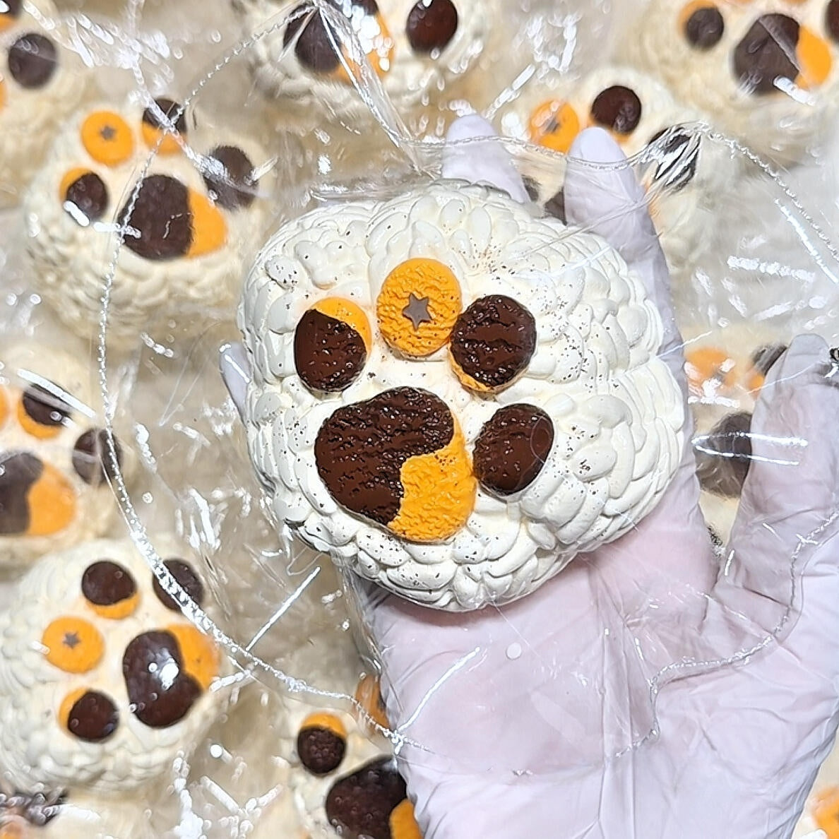 Tiger Paw Rice Ball Squishy