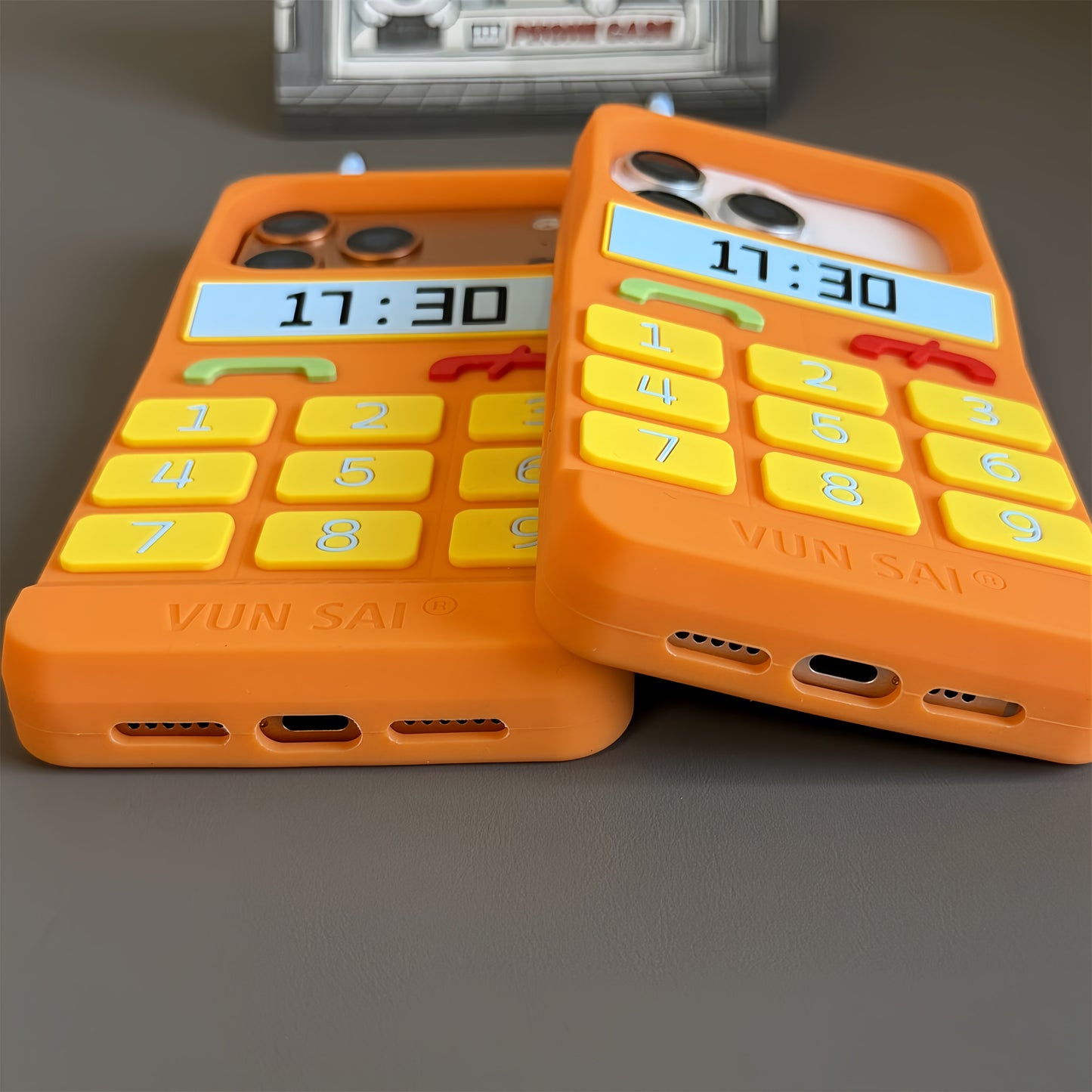 Orange Brick Phone Silicone Phone Case