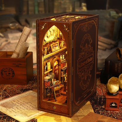 Library of Books DIY Miniature House - English Instructions