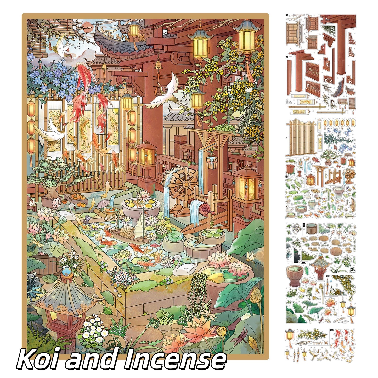 Scented Hours 3D Sticker | 2 Cute Miniature Scenes