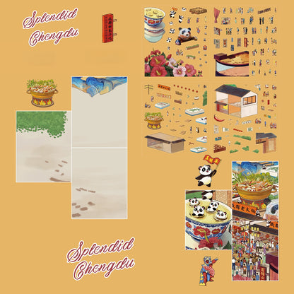 Splendid Chengdu 3D Sticker