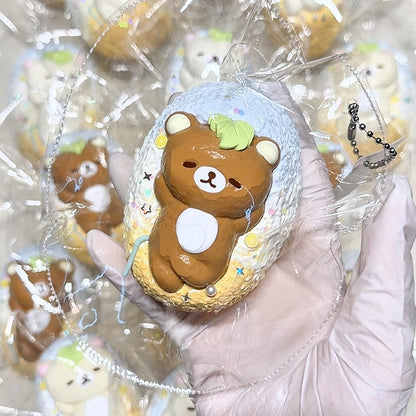 Bear Beach Toast Squishy