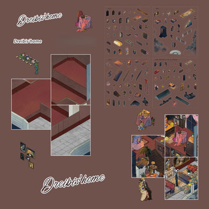 Dreibis‘ Home 3D Sticker