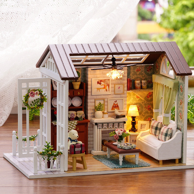 Forest Blue Time DIY Miniature House - English Instructions