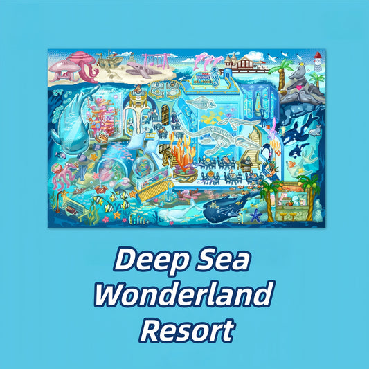 Terrifying Hospitality 3D Sticker | 2 Cute Miniature Scenes