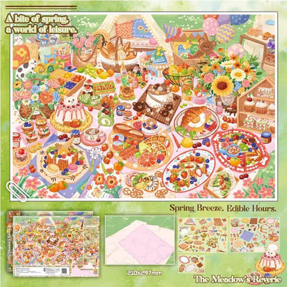 The Starry Daily 3D Sticker | 3 Cute Miniature Scenes