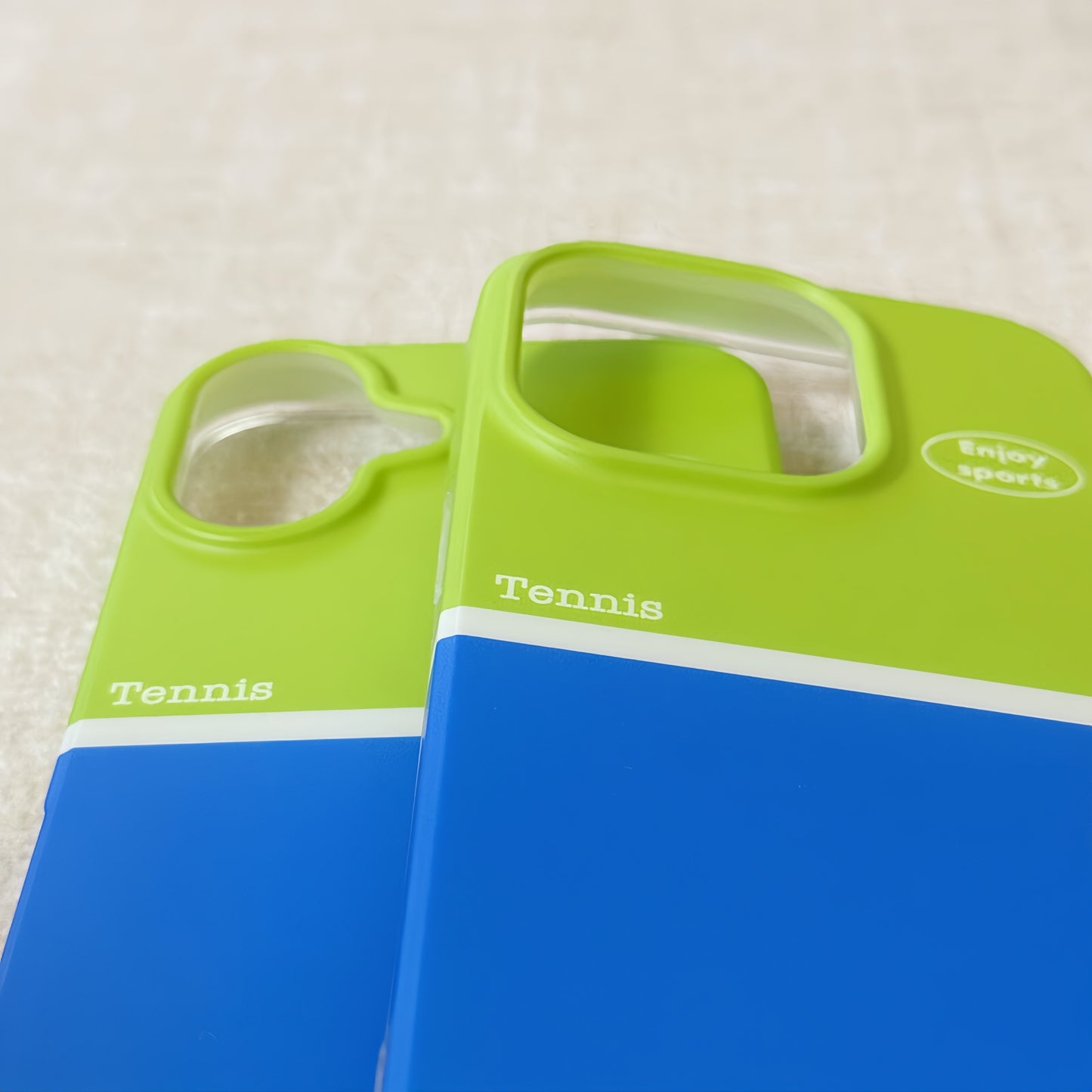 Simple Tennis Court Design Acrylic Phone Case