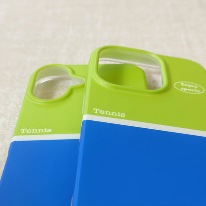 Simple Tennis Court Design Acrylic Phone Case