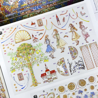 Divine Revelry 3D Sticker | 2 Cute Miniature Scenes