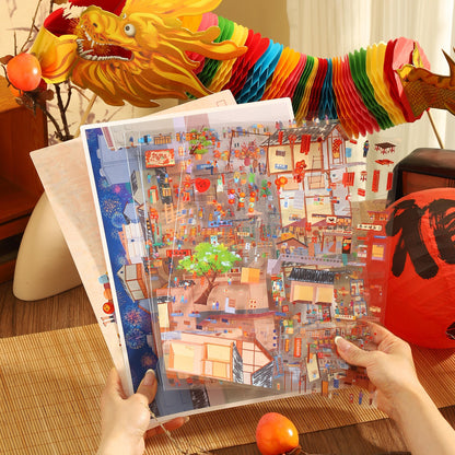 Celebrate the Chinese New Year 3D Sticker