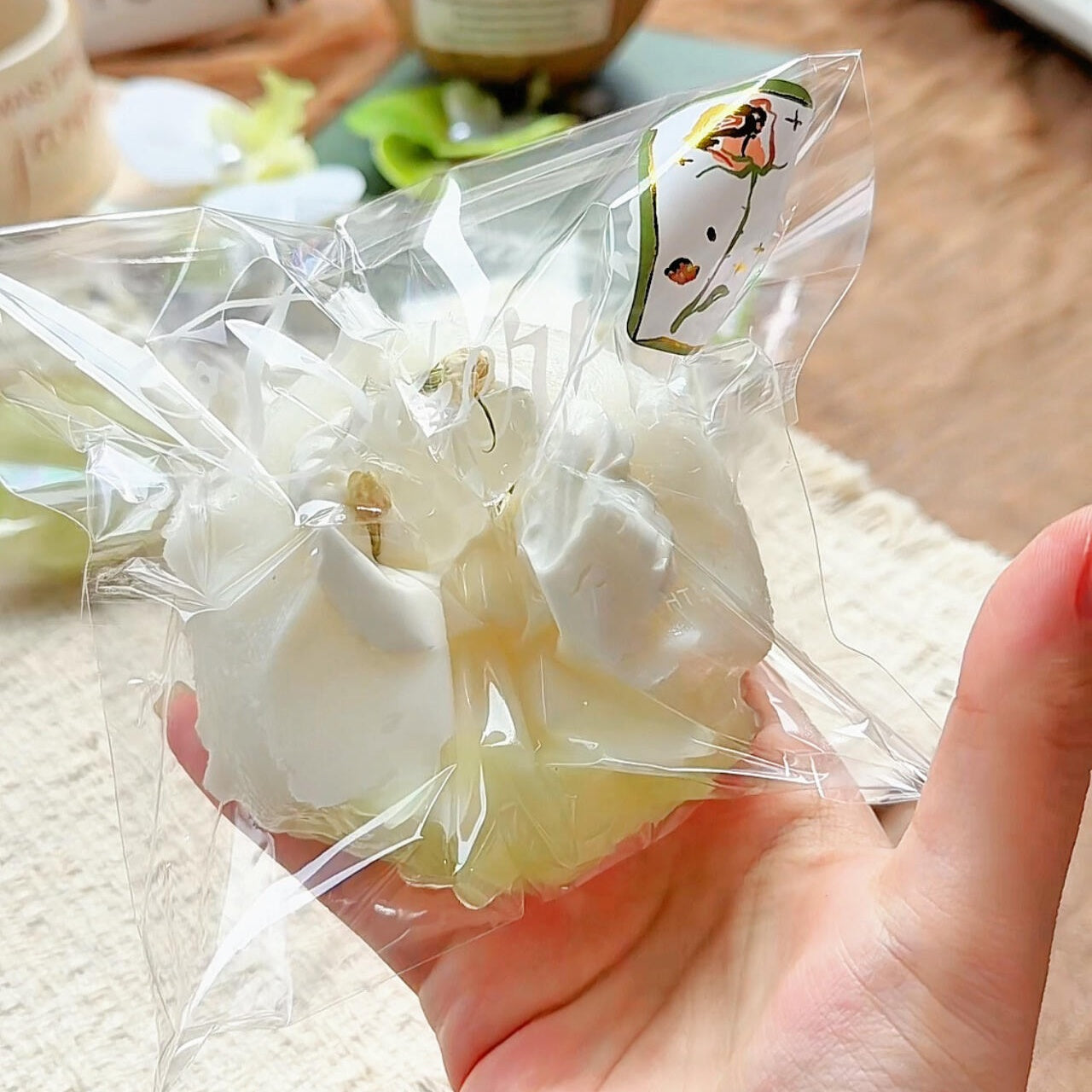 White Tea Jasmine Glutinous Rice Ball Squishy