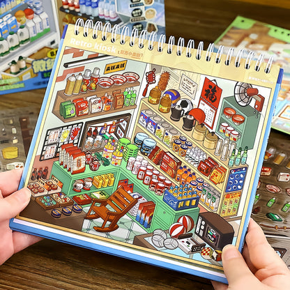 Shelf Display 3D Sticker Book
