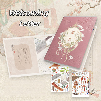 Three Wedding Letters 3D Sticker | 3 Cute Miniature Scenes