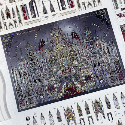 Celestial Edicts 3D Sticker | 3 Cute Miniature Scenes