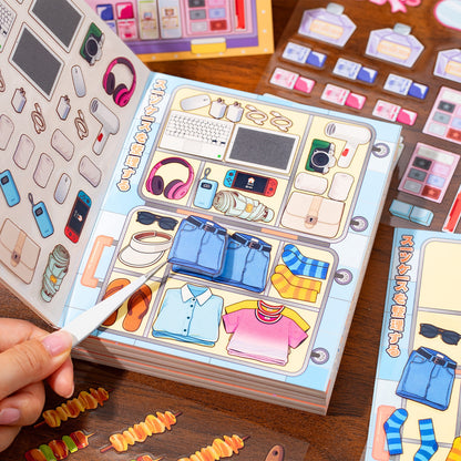 Food Shop 3D Sticker Book
