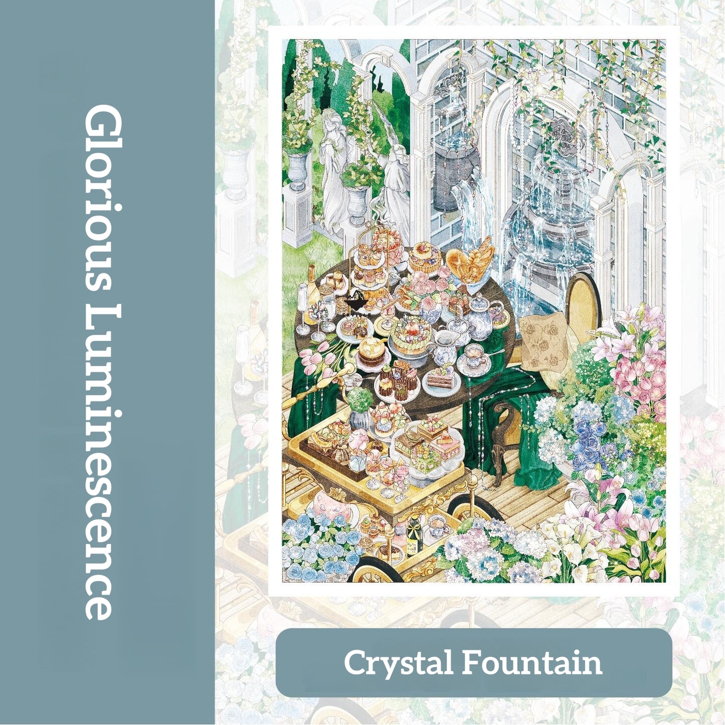 Glorious Luminescence 3D Sticker | 5 Cute Miniature Scenes