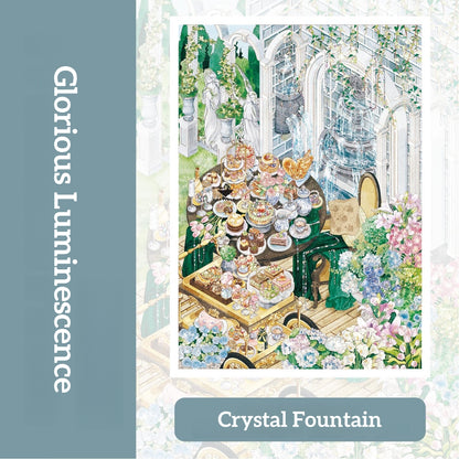 Glorious Luminescence 3D Sticker | 5 Cute Miniature Scenes