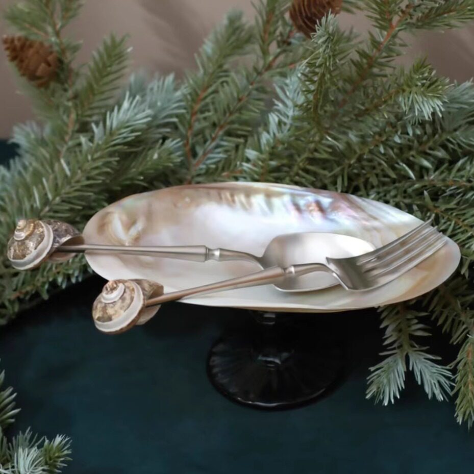 French Style Pearl Shell Plate